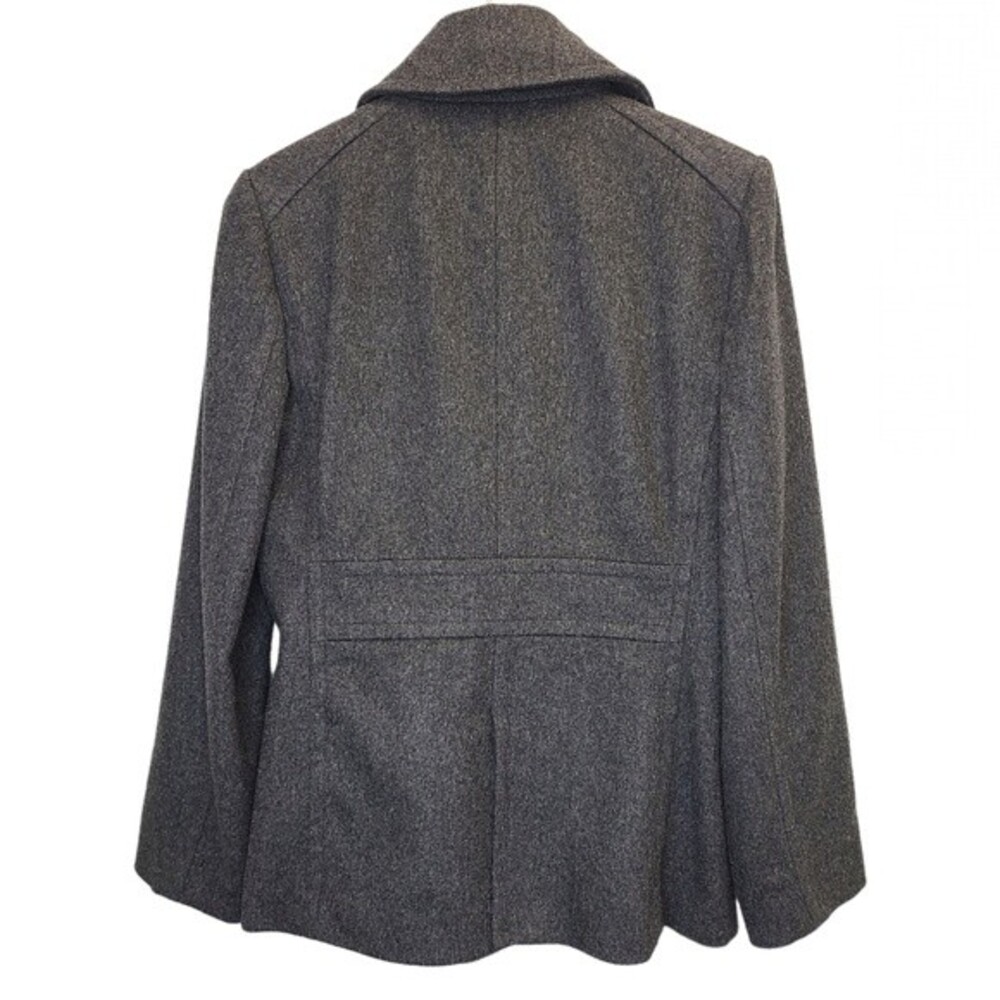 J. Crew Grey Double Breasted Woolblend Peacoat M - Picture 5 of 16
